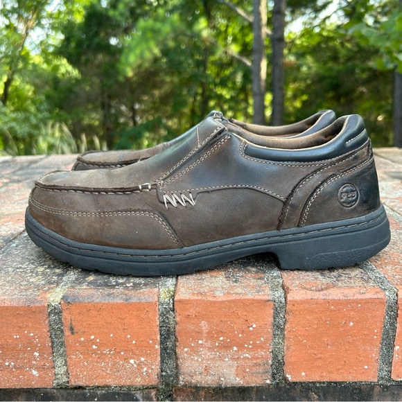 Timberland Steel Toe Work Shoes PRO Branston ESD Men's Size 10 W 91694 - Picture 3 of 8